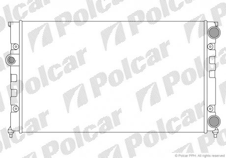Радіатор охолодження Polcar 953808A2