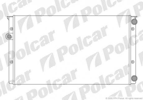 Радіатор охолодження Polcar 953808A8