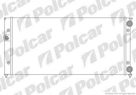 Радиаторы охлаждения Polcar 953808B4 (фото 1)