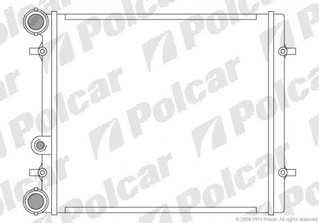 Радиаторы охлаждения Polcar 954108-1 (фото 1)