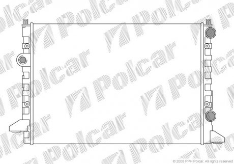 Радиаторы охлаждения Polcar 954708A4