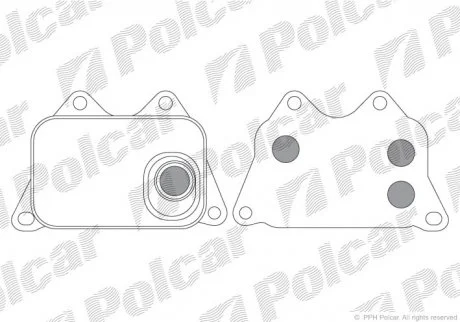Радіатор масла Polcar 9555L8-1