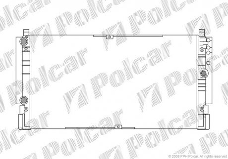 Радіатор охолодження Polcar 956608-1