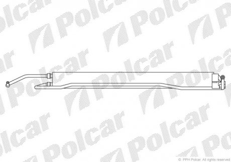 Радіатор масла Polcar 9568L84X (фото 1)