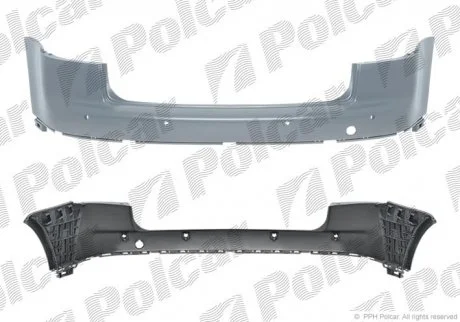 Бампер задній Polcar 957896-1