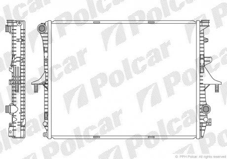 Радиаторы охлаждения Polcar 958008-1 (фото 1)