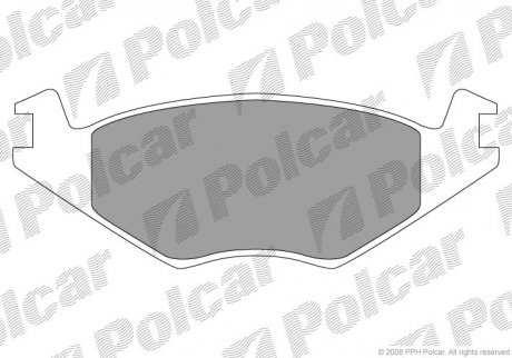 Гальмівні колодки Polcar S700072