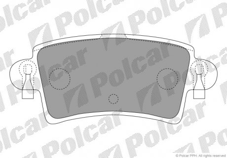 Гальмівні колодки Polcar S701056