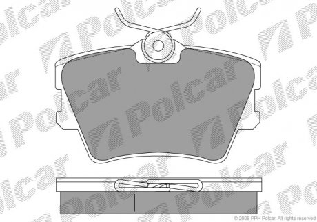 Гальмівні колодки Polcar S70-1129 (фото 1)