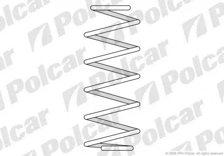 Пружина Polcar ST546125 (фото 1)