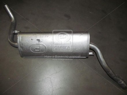 Глушитель (задняя часть) алюминизированная сталь Audi 80 1.6 POLMOSTROW 01.02 (фото 1)
