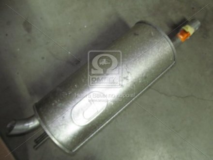Глушитель (задняя часть) алюминизированная сталь Fiat Doblo 1.6i, 1.9D (00-05) POLMOSTROW 07.414 (фото 1)