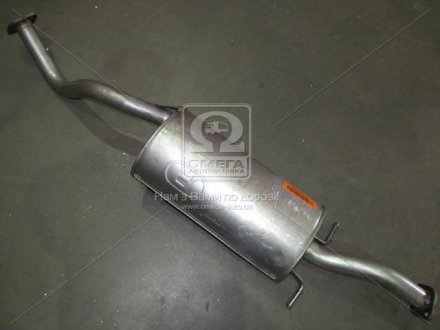 Глушник (задня частина) алюмінієва сталь Hyundai H-100 2.5D POLMOSTROW 10.14