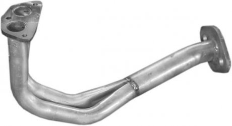 Глушник, алюміній. сталь, передн. частина Mazda 626 1,8-8V, 1,8-12V 87-91 (12.174) POLMOSTROW 12174