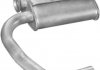 Глушитель, алюм. сталь, передн. часть Mercedes 207D-410D 89-91 (13.10) Polmostrow