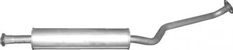 Алюм глушник. сталь, середн. частина Nissan Primera 1.8i-16V 05/02-07 (15.38) Pol POLMOSTROW 1538
