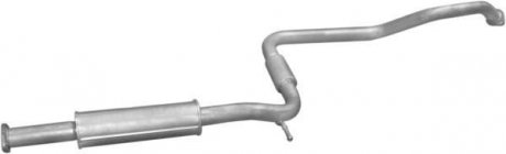 Алюм глушник. сталь, середн. частина Nissan Primera 2.0i -16V 96-02 (15.400) Polm POLMOSTROW 15400