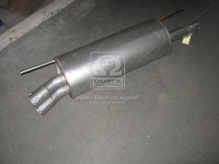 Глушитель (задняя часть) алюминизированная сталь Opel Omega B 2.5I SDN (94-) POLMOSTROW 17.234