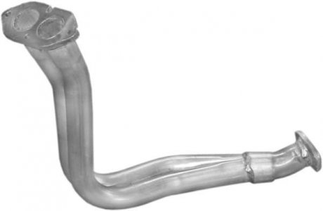 Глушитель, алюм. сталь, передн. часть Opel Astra F/Vectra A 1.7D 88-98 POLMOSTROW 17.426 (фото 1)