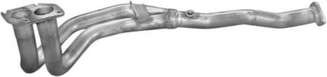 Глушитель, алюм. сталь, передн. часть Opel Vectra 88-95/Calibra 90-97/Astra 91-96 POLMOSTROW 17.431 (фото 1)