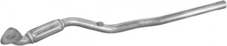 Труба приймальна алюмінієва сталь Opel Astra G/Zafira A 1.4, 1.6 (00-04) (1 POLMOSTROW 17594