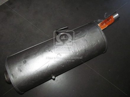 Глушник (задня частина) алюмінієва сталь Peugeot 206 1.4i, 1.6i 00- POLMOSTROW 19.207 (фото 1)