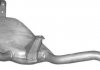 Алюм глушник. сталь, задн. частина Renault Laguna II 1.6/1.8i -16V 1.9 dCi 01-07 21287