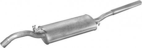 Алюм глушник. сталь, задн. частина Seat Toledo 91-96 1.6I kat (23.36) POLMOSTROW 2336