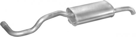 Глушитель алюм. сталь, задн. часть Seat Cordoba 1.0i-16V 1.4i-16V 1.6i 1.8i 97-0 POLMOSTROW 2360 (фото 1)