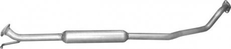 Алюм глушник. сталь, середн. частина Suzuki Swift 1.5i-16V 05- (25.68) POLMOSTROW 2568 (фото 1)