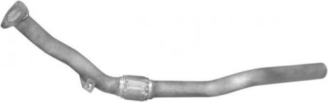 Труба приемная алюминизированная сталь Audi A5, A6/VW Passat 1.8, 2.0 (95-05) (3 POLMOSTROW 30372 (фото 1)