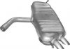 Алюм глушник. сталь, задн. частина VW Golf V/ Golf V Plus 1.9 TDi (30.615) Polmo 30615