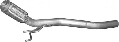 Глушник, алюміній. сталь, передн. частина VW Passat / Audi A3 / Seat Altea / Toledo POLMOSTROW 30628