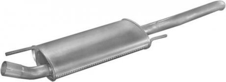 Глушник (задня частина) алюмінієва сталь VW Golf III 2.0i Variant (30.89) POLMOSTROW 3089 (фото 1)