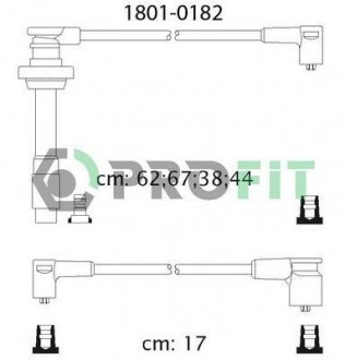 Комплект кабелів високовольтних PROFIT 1801-0182 (фото 1)