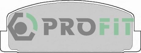 Комплект тормозных колодок, дисковый тормоз PROFIT 5000-0372 (фото 1)