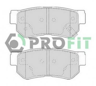 Комплект тормозных колодок, дисковый тормоз PROFIT 5000-1606