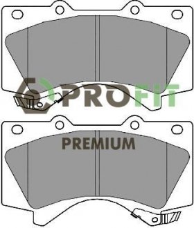 Колодки тормозные дисковые PROFIT 5005-4229 (фото 1)