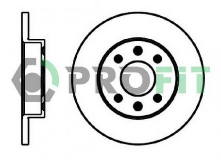 Тормозной диск PROFIT 50100055