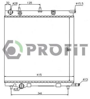 Радіатор охолоджування PROFIT PR 0524A1 (фото 1)