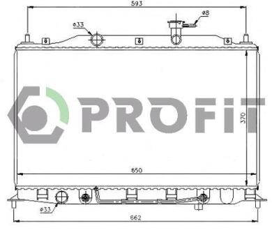 Радіатор охолоджування PROFIT PR 1807A5 (фото 1)