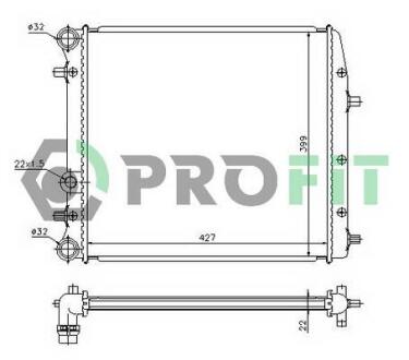 Радіатор охолоджування PROFIT PR 6402A1 (фото 1)