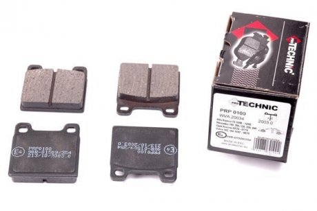 Тормозные колодки, дисковый тормоз (набор) PROTECHNIC PRP0100
