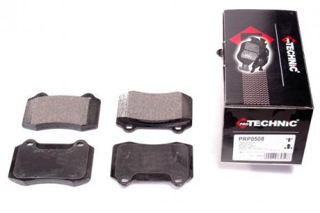 Тормозные колодки, дисковый тормоз (набор) PROTECHNIC PRP0508 (фото 1)