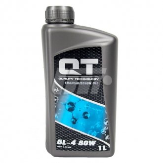 Олива трансміссійна для МКПП 80W- GL4 (1 л) QT-OIL QT2480W01