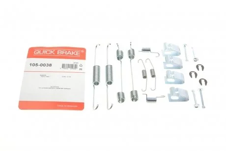 Монтажний набір гальмівної колодки QUICK BRAKE 105-0038
