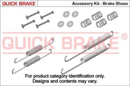 Монтажный набор барабанных колодок QUICK BRAKE 1050613 (фото 1)