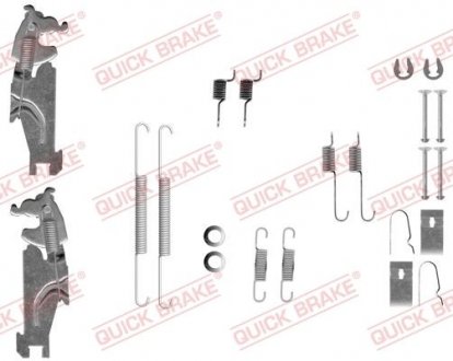 Комплектующие тормозных колодок KIA PICANTO 04- SUPERKIT QUICK BRAKE 1050847S (фото 1)
