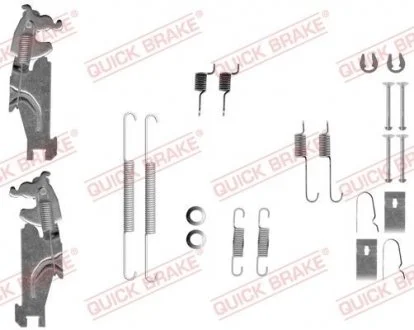 Комплектуючі гальмівних колодок KIA PICANTO 04- SUPERKIT QUICK BRAKE 1050847S
