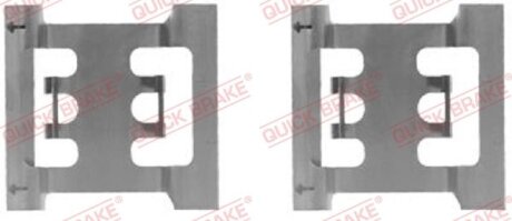 Монтажний набір гальмівних колодок VOLVO 740, 760, 780, 940, 940 II, 960, 960 II 2.0-2.9 08.81-10.98 QUICK BRAKE 1091083